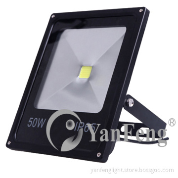 50W IP65 Slim/Thin LED Flood Light Black, Project Light for Outdoor Lighting, LED Reflector with CE&RoHS